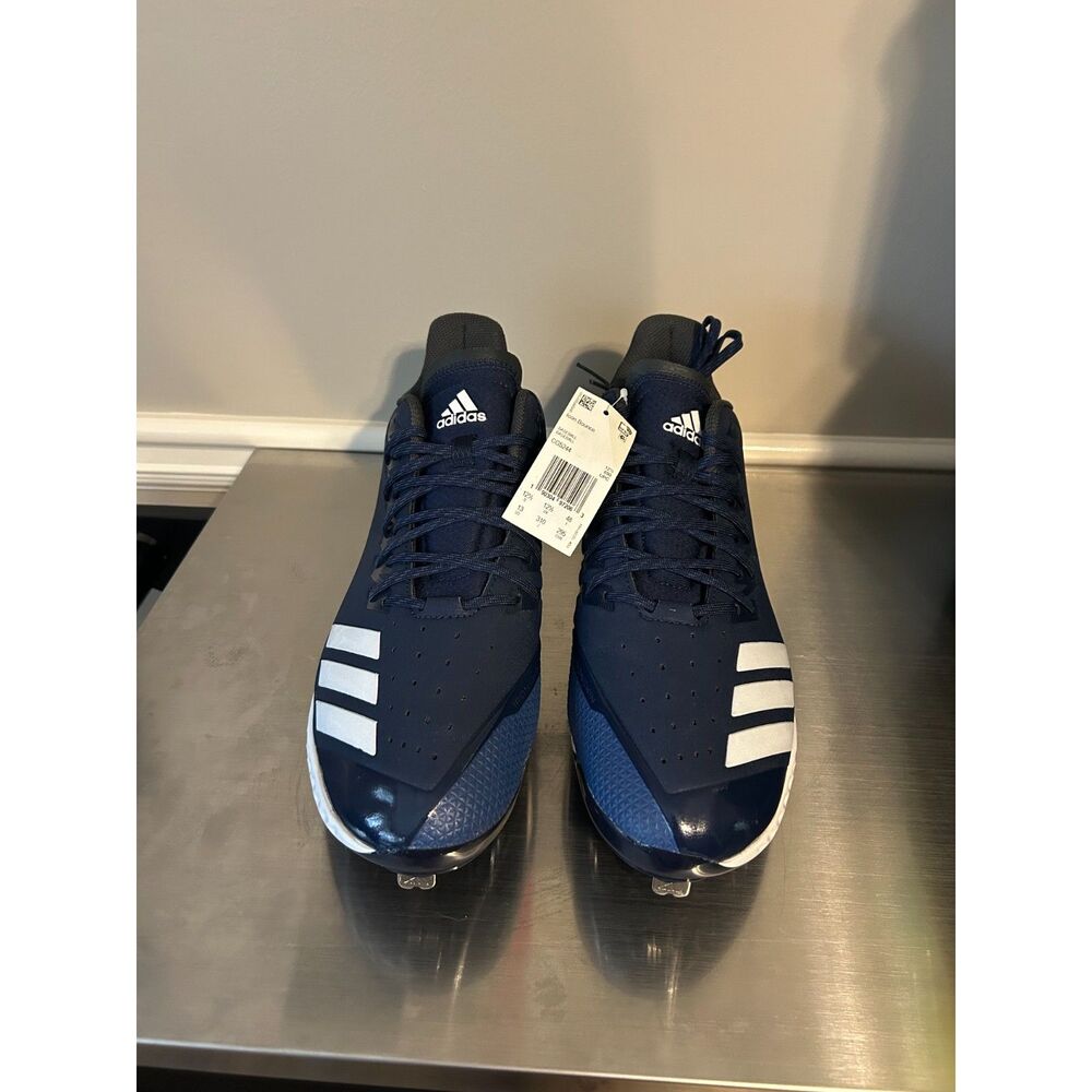 New Adidas Icon Bounce Baseball Cleats - Men's Size 13 - Collegiate Navy